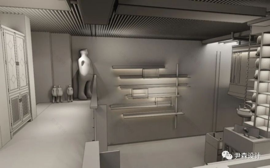 太原万象城大益茶体验馆 | 光与建筑的完美融合-94