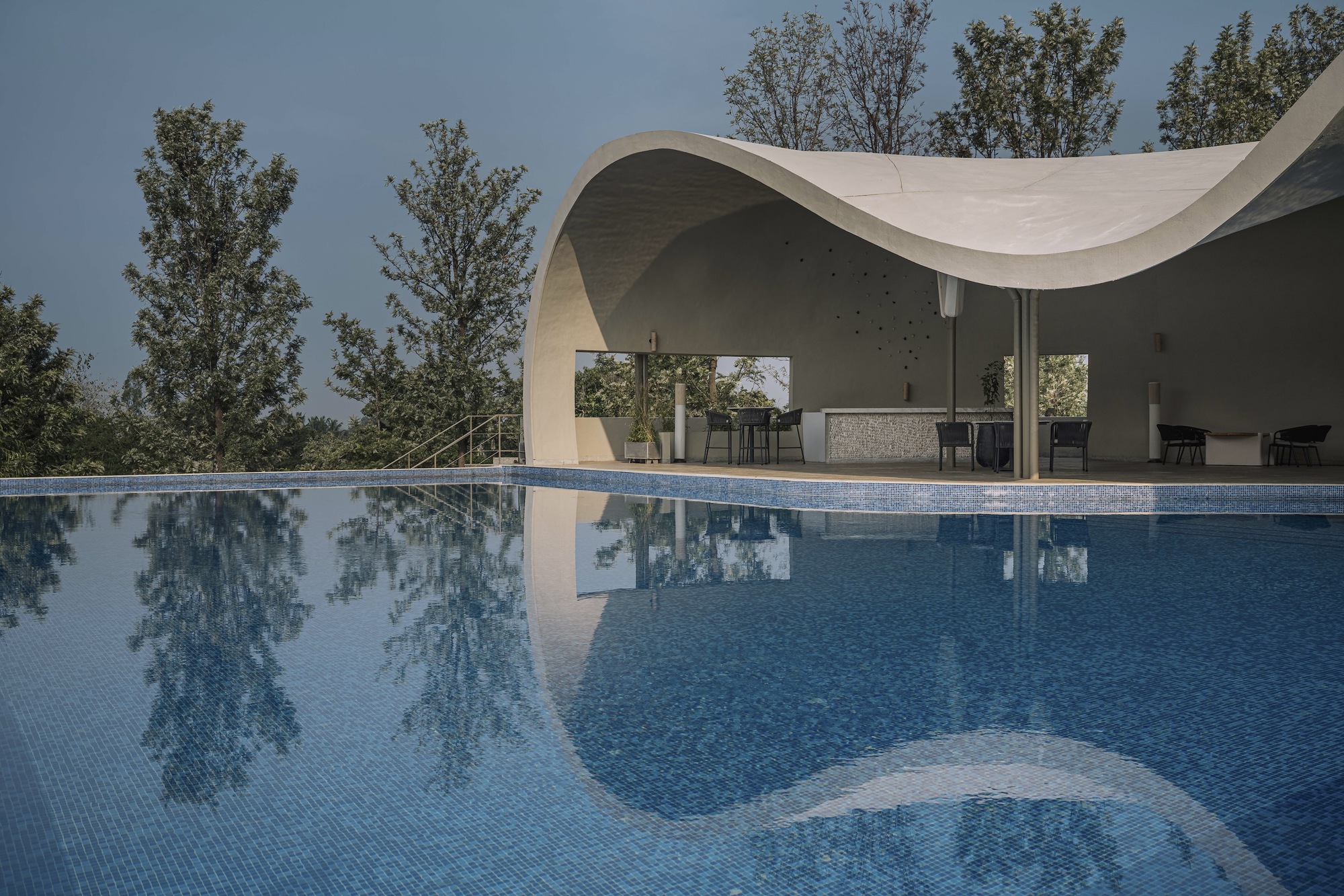 水上泳池和水疗中心丨印度丨Treelight Design-6