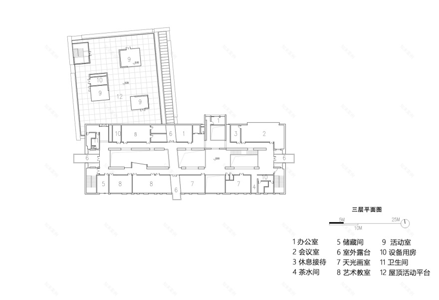 洛扎县中学多功能艺术中心丨中国山南丨深圳华汇设计,Das Design,万宇工程设计拉萨分公司-61