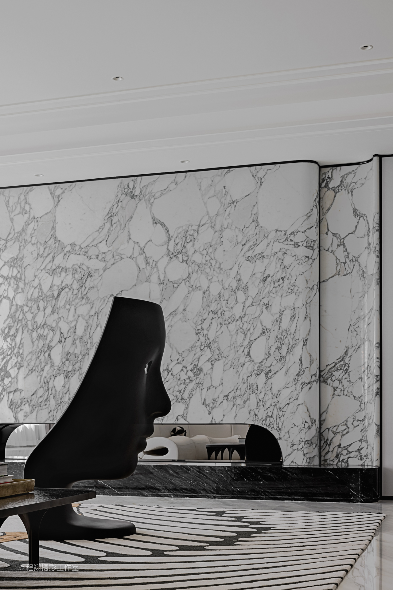 滨江·世纪国泰中心大平层丨上海郑仕梁室内设计,AVAD 范可萨设计-9