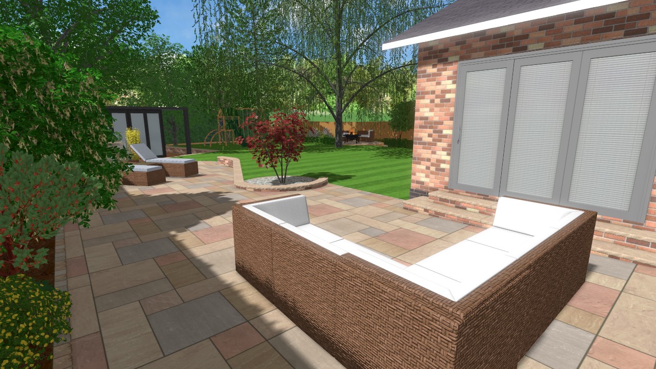 现代家庭花园丨Blue Iris Landscapes-13