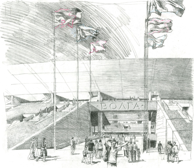 下诺夫哥罗德5万人足球场丨俄罗斯诺夫哥罗德丨“Studio 44”（设计团队成员众多）-58