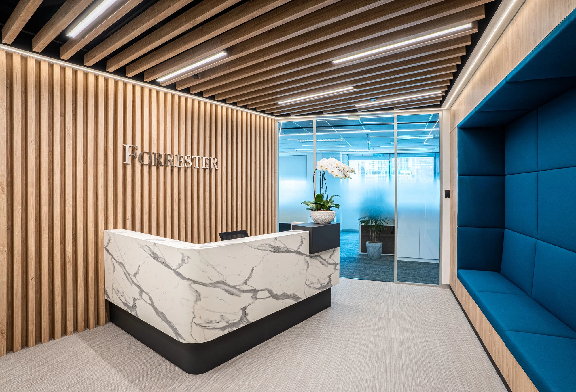 新加坡 Forrester 办公室·现代环保的协作空间-27