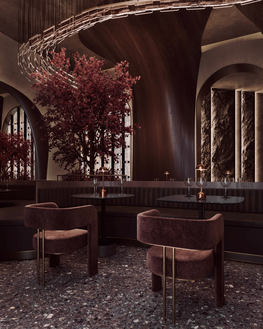 米兰多莫寿司店丨室内设计师Ashley Gadeova,Naos建筑公司-35