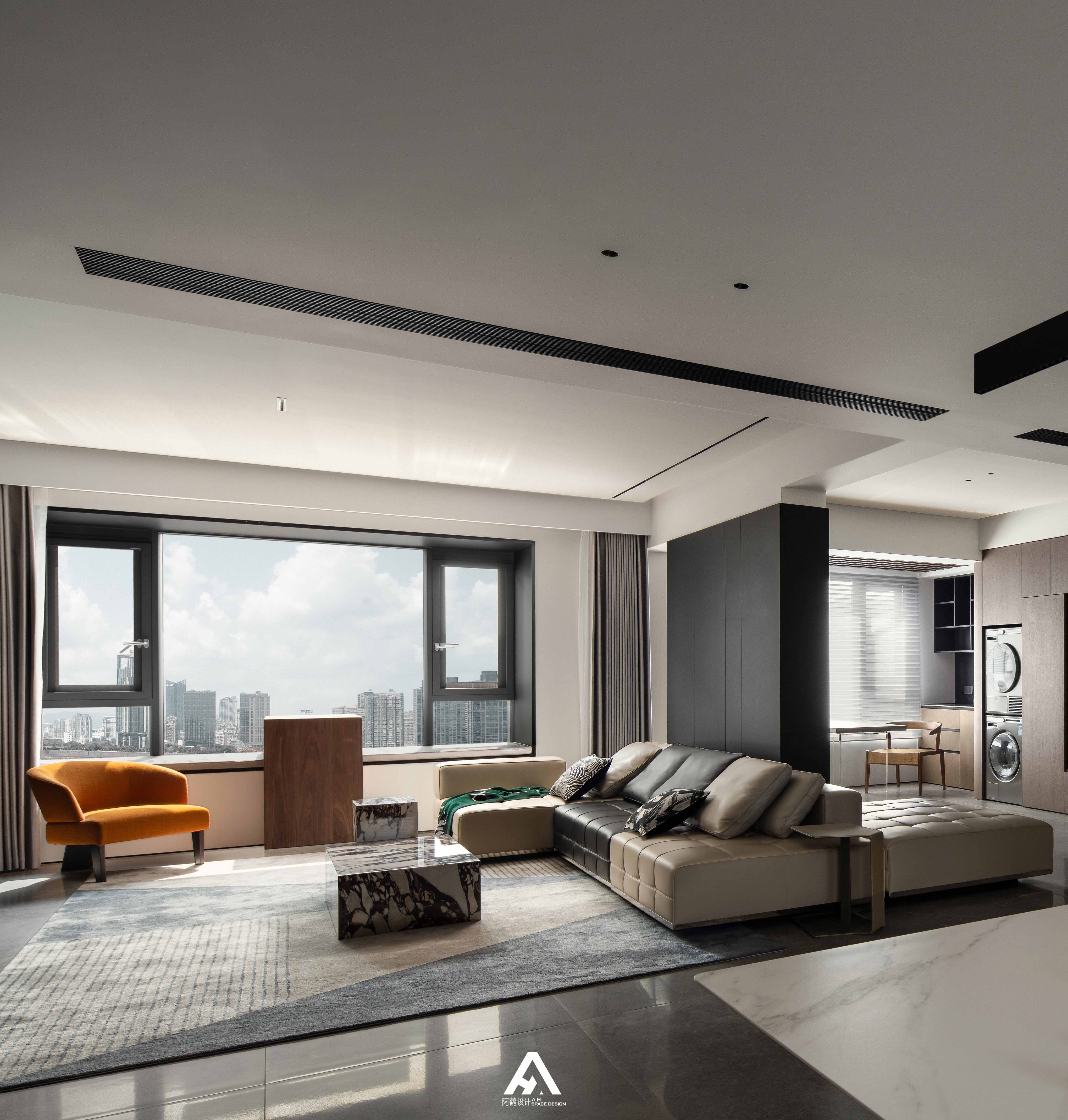 高颜值景观大平层设计丨中国南昌丨南昌阿鹤设计-31