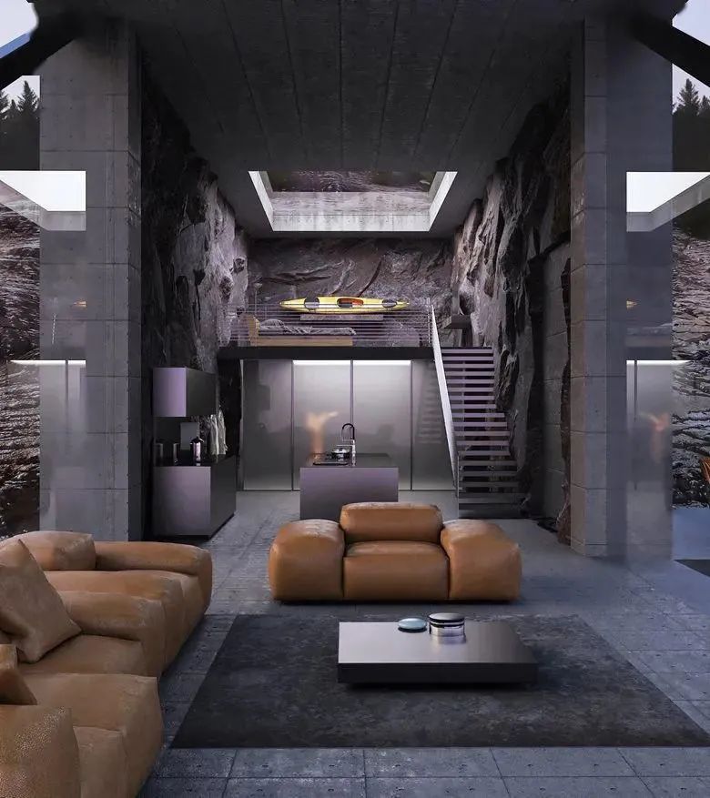 暗黑别墅的神秘魅力,大师 Reza Mohtashami 的现代设计艺术-47