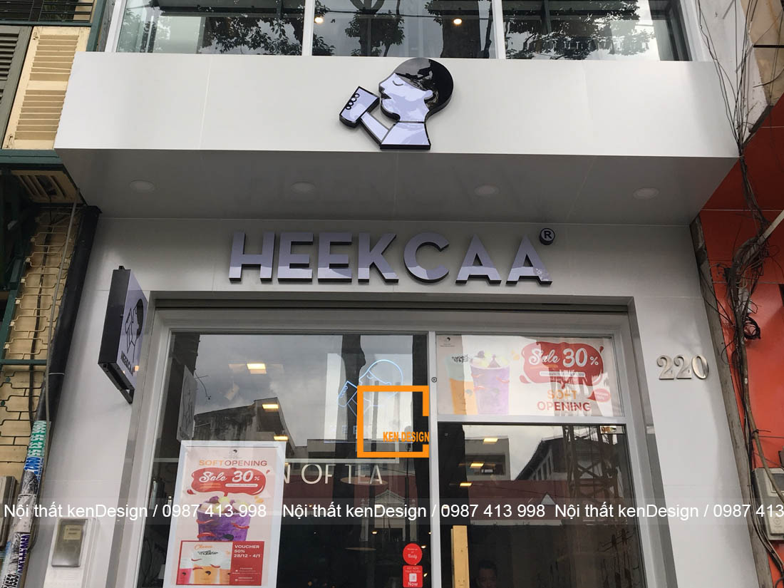 Heekcaa奶茶店（胡志明市阮志芳店）丨越南胡志明市丨Kendesign-30