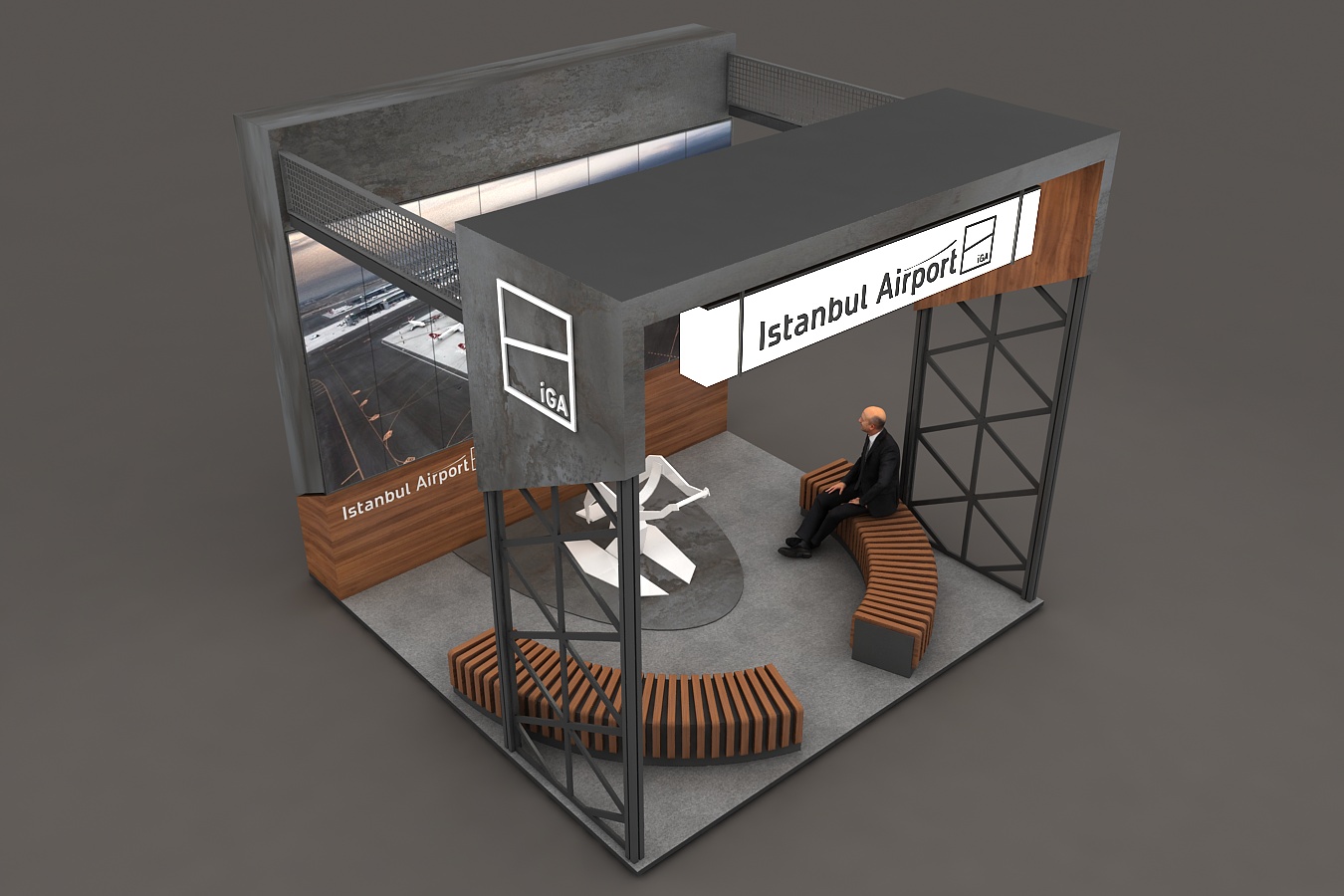 Istanbul Airport (IGA) Booth Design_16sqm-5