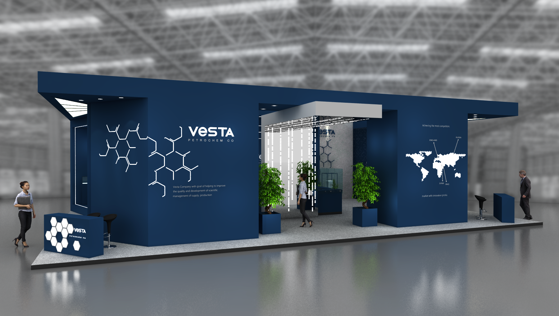 Vesta Petrochem 展览展台设计-4