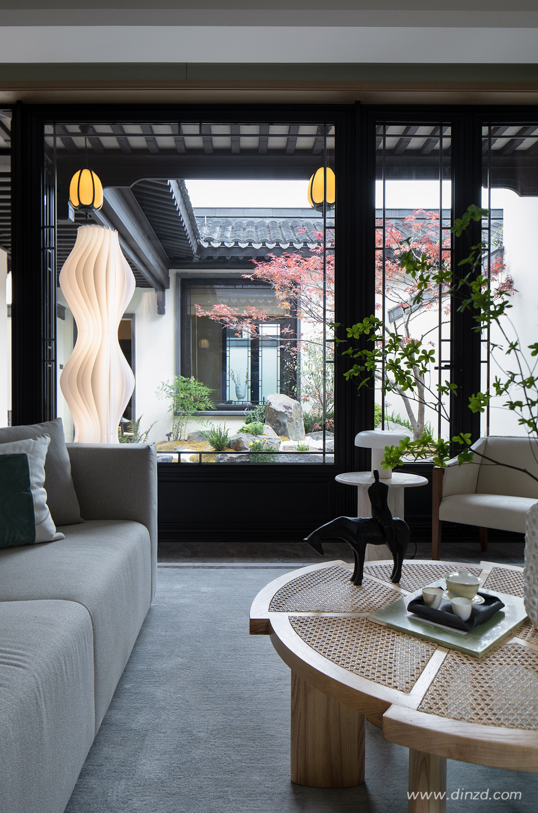 国控蓝城合院样板间设计丨中国宣城丨禾心设计-13