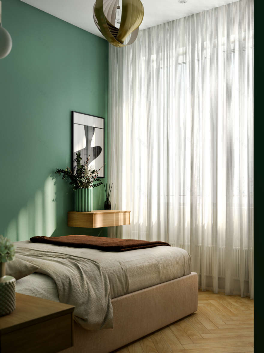 38㎡一居室设计-20