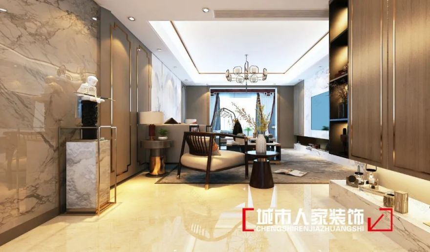 新中式设计,160㎡打造高级美-4