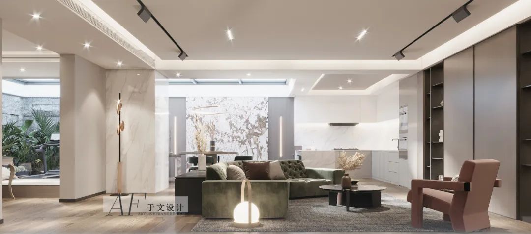 龙湖·天宸原著 330㎡轻奢法式叠墅,融合与创意的空间叙事-47