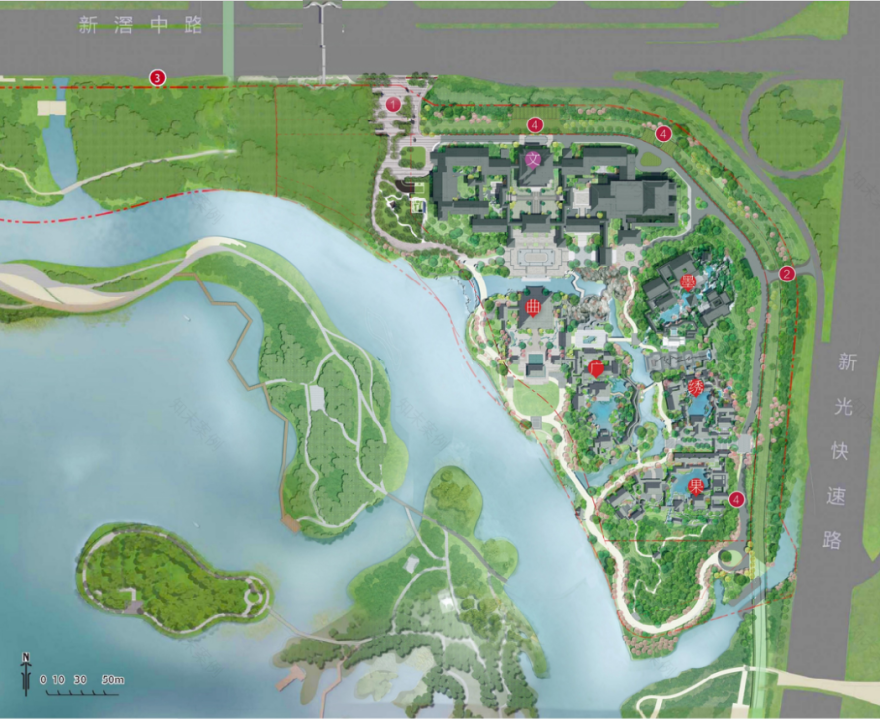 广州市文化馆新馆景观设计丨中国广州丨AECOM与华南理工大学建筑设计研究院有限公司(华工院)-13
