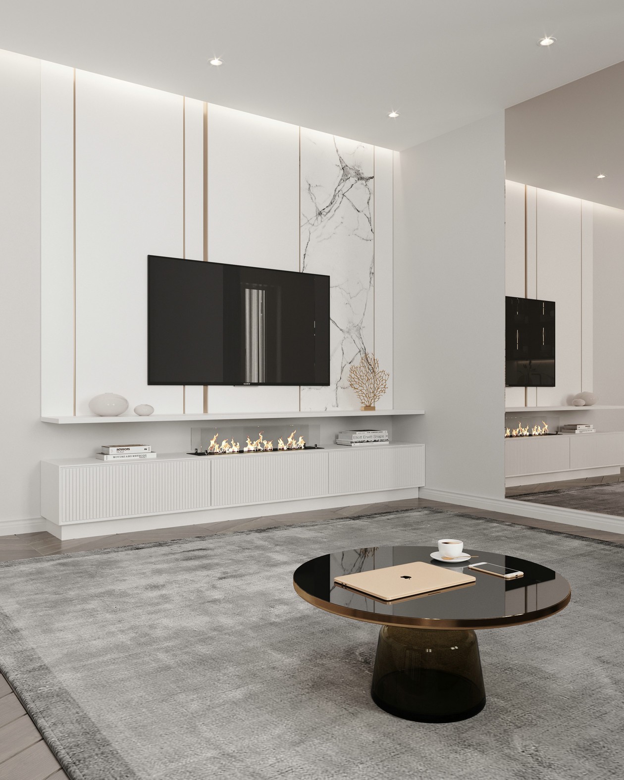 白+灰极简风，让空间更有“型”！-1