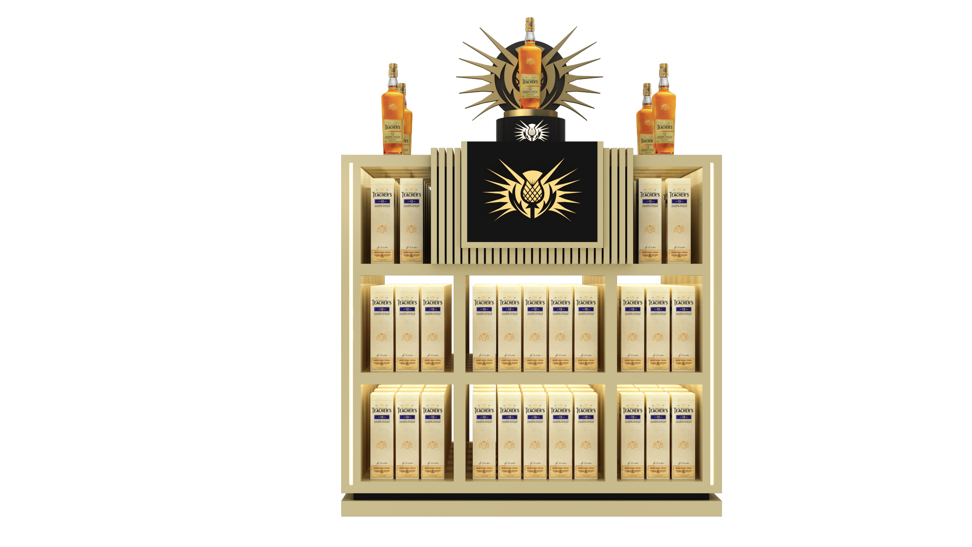 Teacher's Wall's / Bar Design/ Gondola Design-8