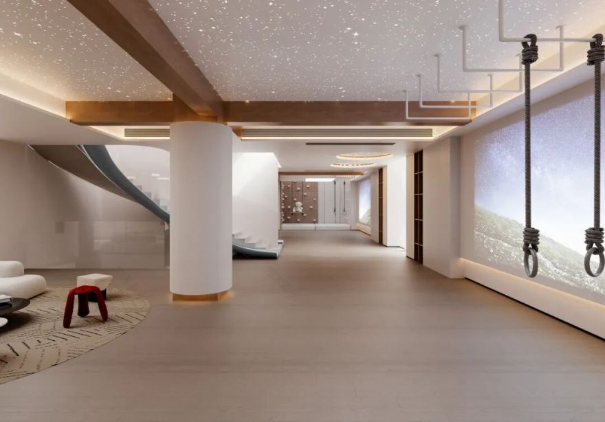 450㎡现代叠墅 卓悦城丨中国湖南丨纵向·空间设计-14