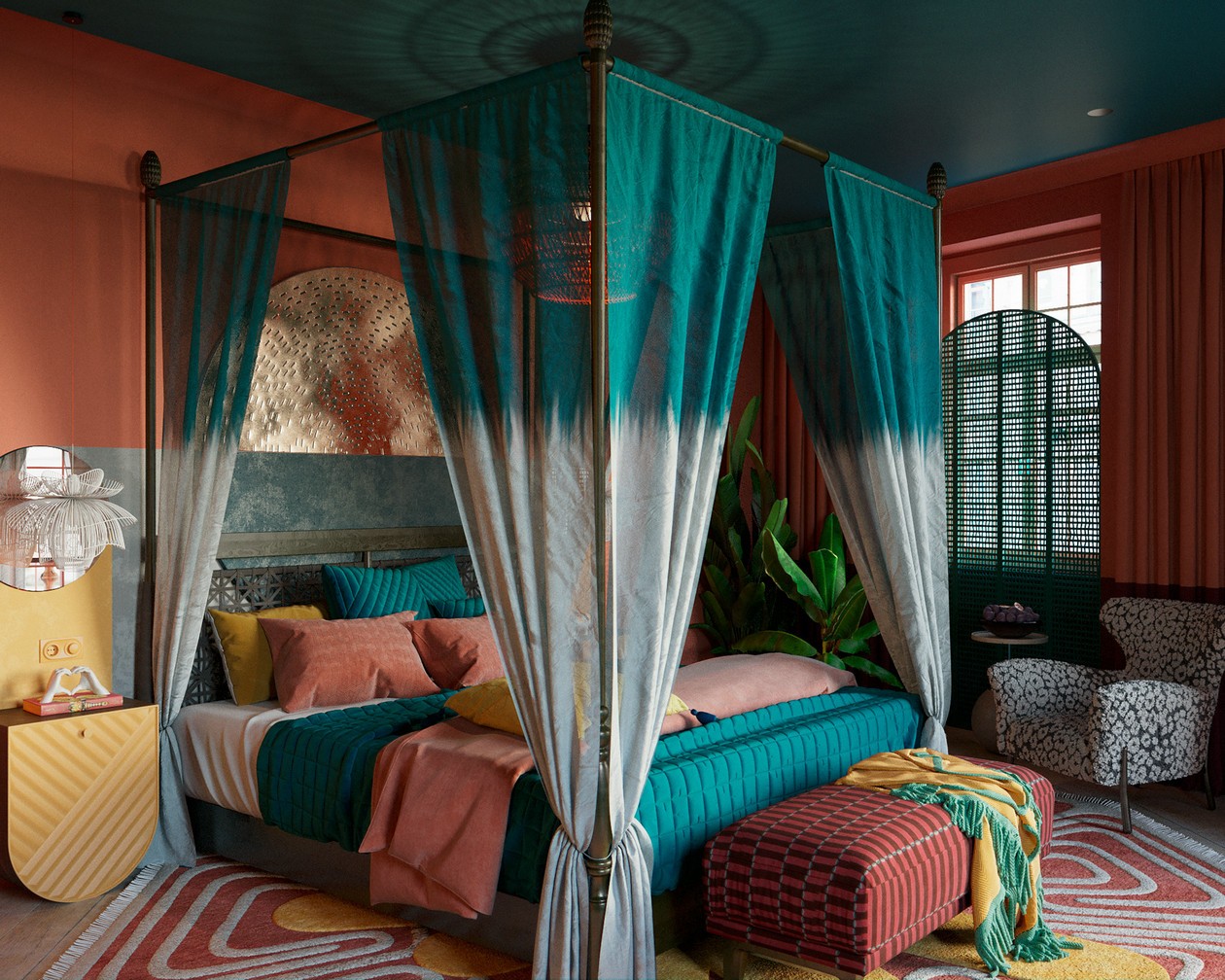 多彩混搭风公寓设计-7