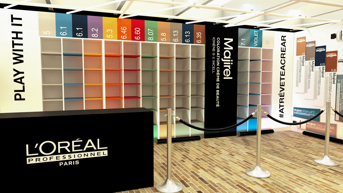 欧莱雅美奇丝染发展示厅丨L´oréal-16