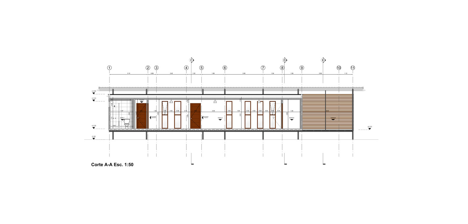 智利瓦尔帕莱索 90 平米现代度假屋，木质与玻璃的生态对话-42