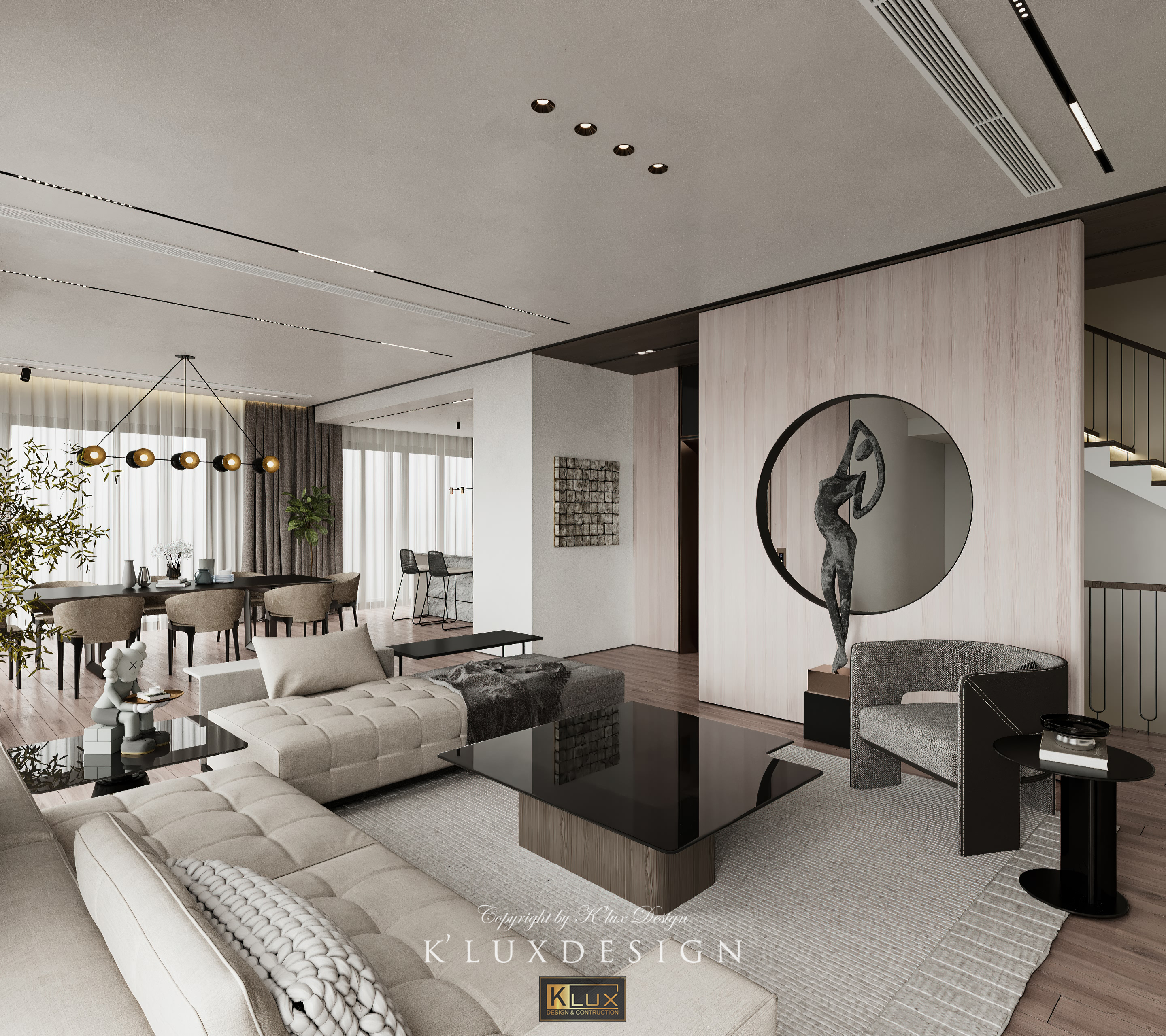 BT 越南兴别墅室内改造项目丨越南河内丨K'lux design-8