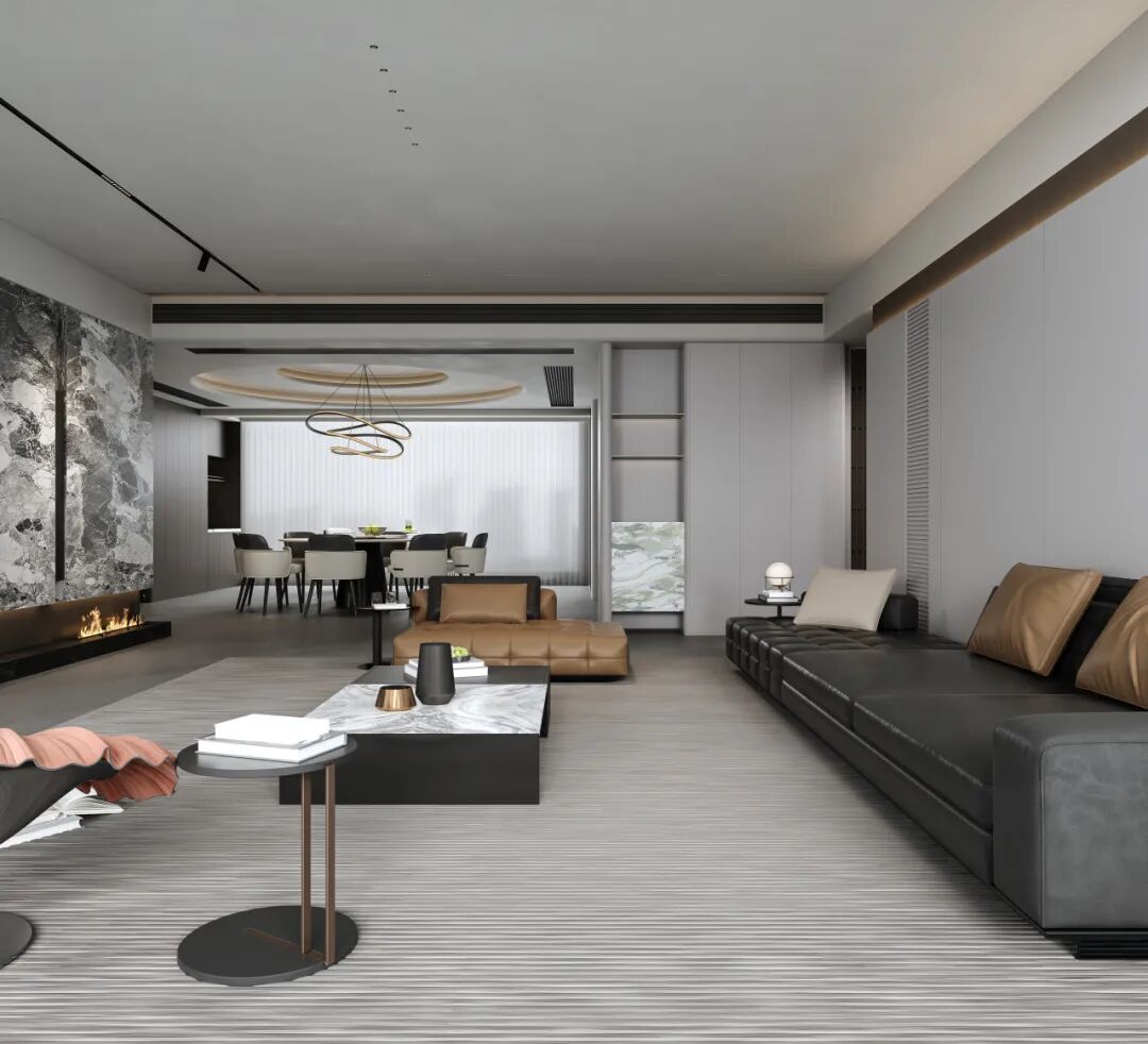 270㎡现代意式 江山印·云玺丨中国阳江丨纵向·空间设计-11