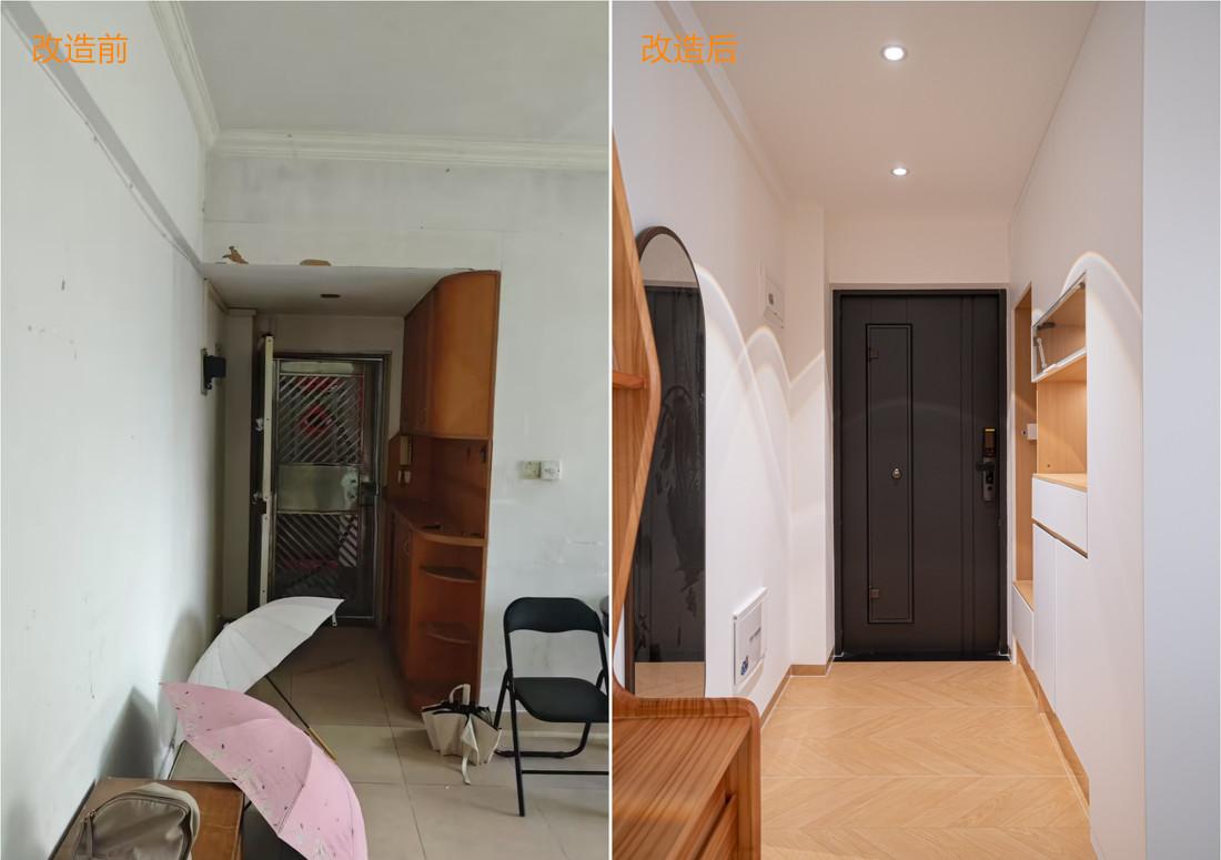 72㎡原木风二居室室内改造-56