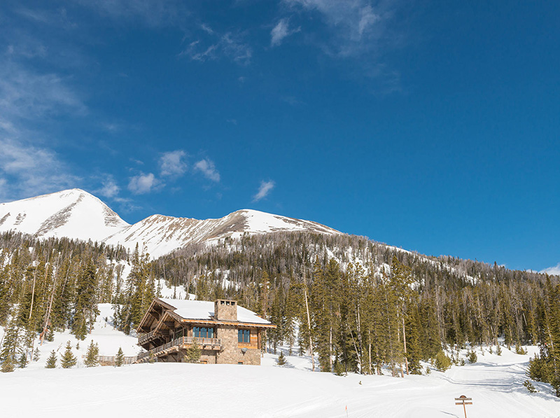 蒙大拿州惊艳山景欧式木屋-14