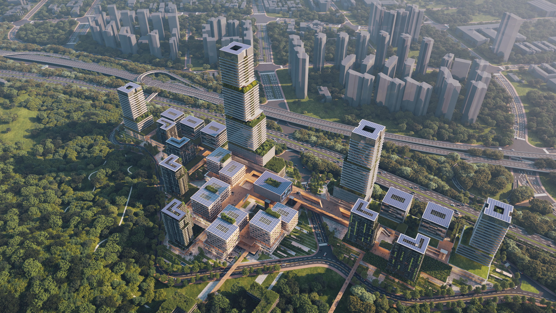 深圳建筑产业生态智谷总部基地一期城市设计与建筑设计总承包国际招标丨中国深圳丨艾奕康设计与咨询（深圳）等多家联合体单位-12