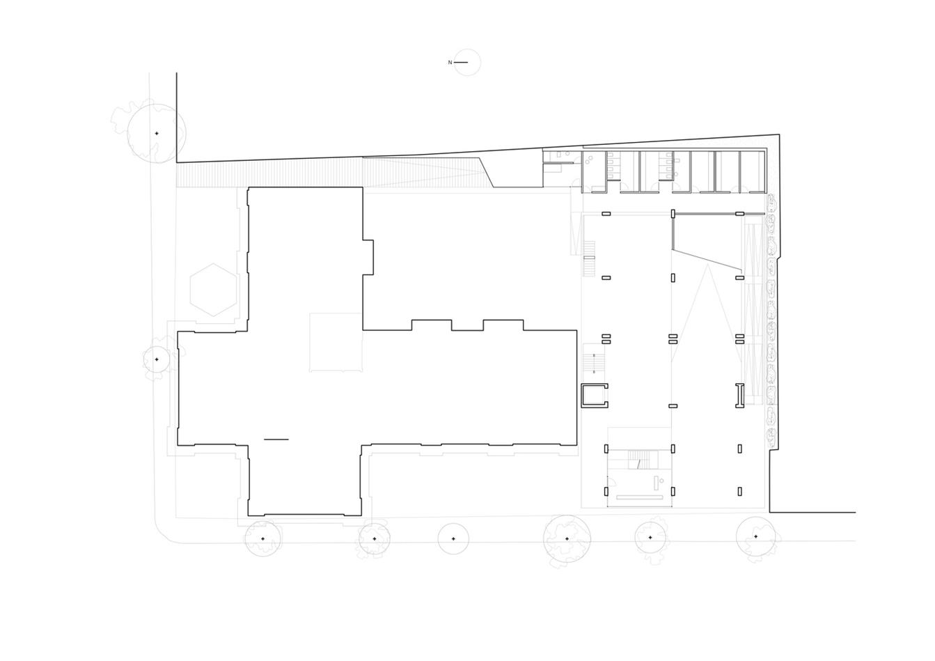 曲折的穿孔铝板外立面综合体设计丨墨西哥华雷斯丨戈者设计-22
