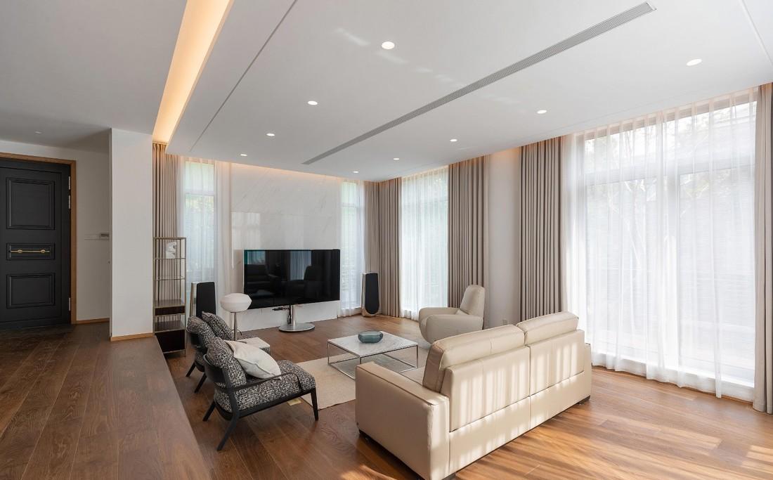 成舍设计 | 现代简约别墅,回归本质的生活空间-0