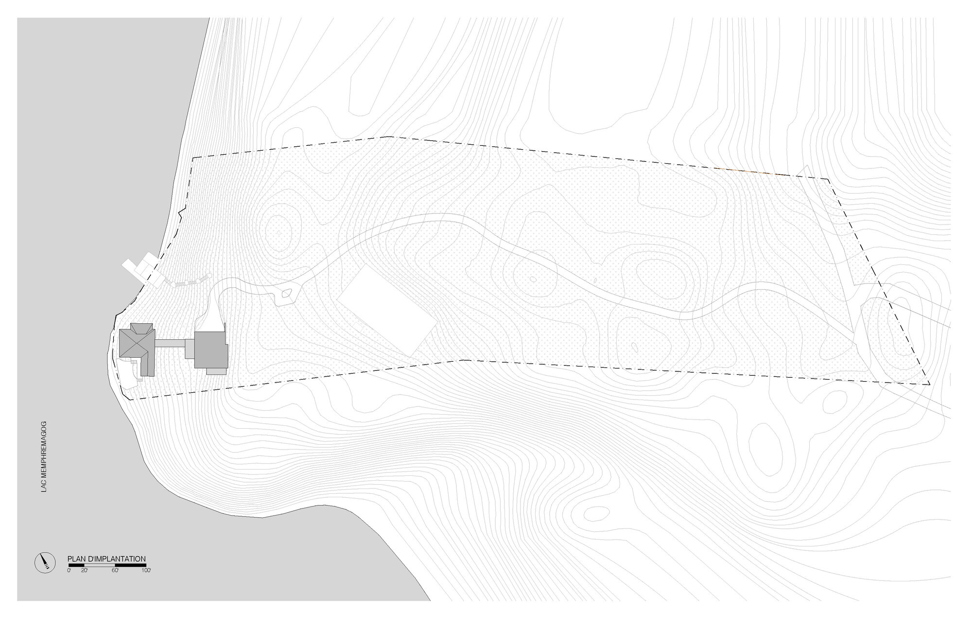 角屋；尖点之屋（注：Pointe在不同语境可能有角、尖端等意思，这里Maison de la Pointe直译为角之屋或尖端之屋，角屋表述相对简洁顺口，尖点之屋更体现原意，可根据具体背景选择） 丨加拿大丨YH2 Architecture-50