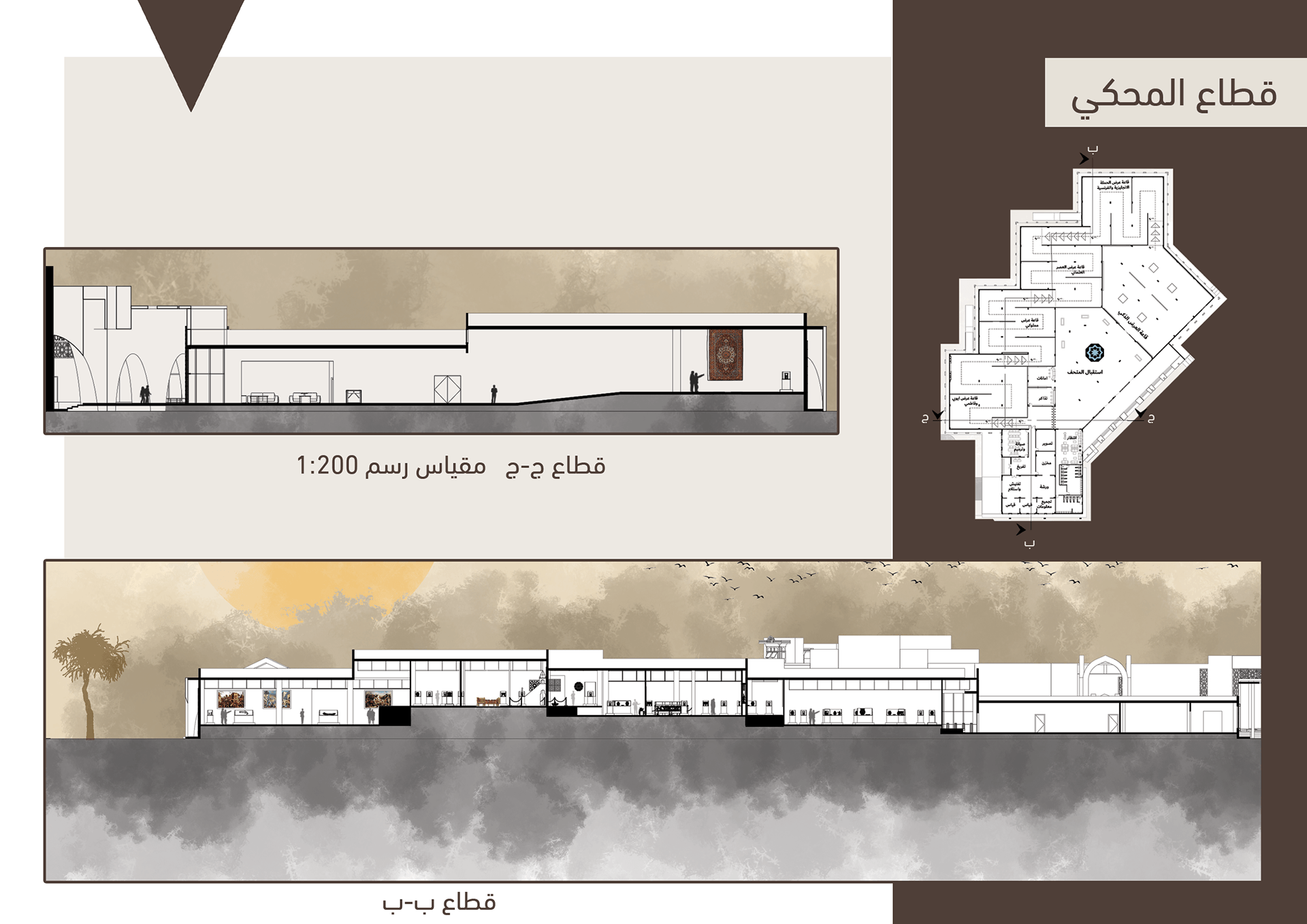 伊斯兰博物馆和文化中心“毕业项目”丨建筑工程系-28