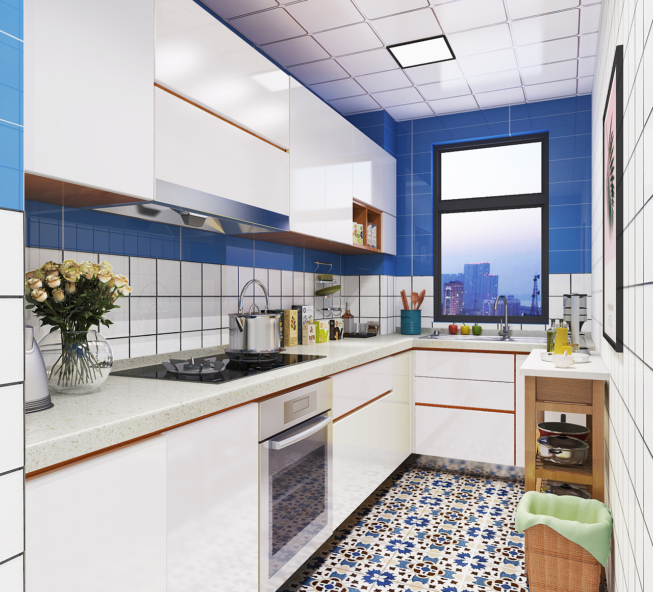 北欧小三室室内设计-12