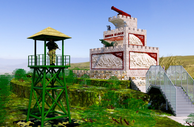 干江炮台山顶“炮塔”设计-11