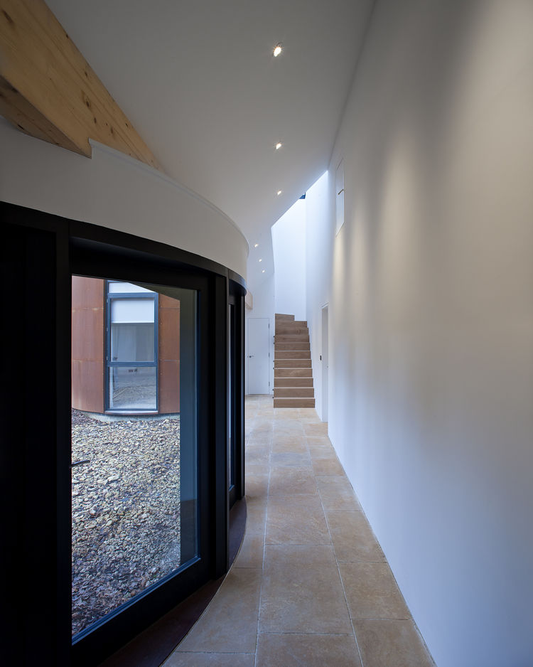 带生锈铁制塔楼的传统乡村别墅扩建丨英国格洛斯特丨Chris Dyson Architects-23