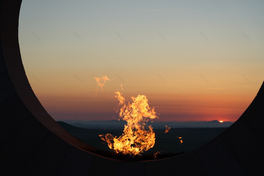 火山天火台艺术装置丨蒙古丨PLAT ASIA-29