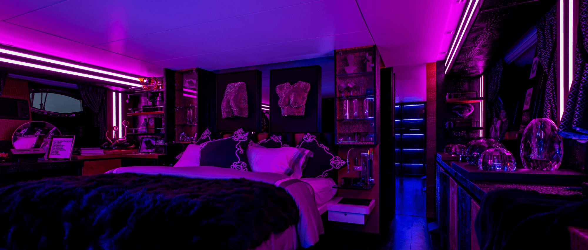 Custom RGB Lighting Design for Luxury Yacht-8
