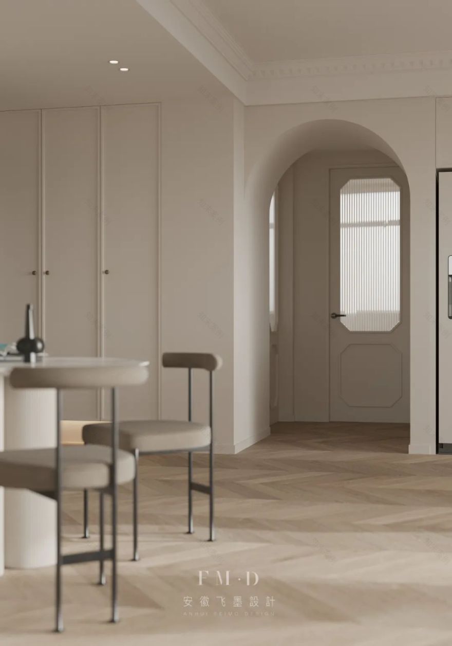 140㎡法式自由空间丨中国六安丨飞墨设计组-37