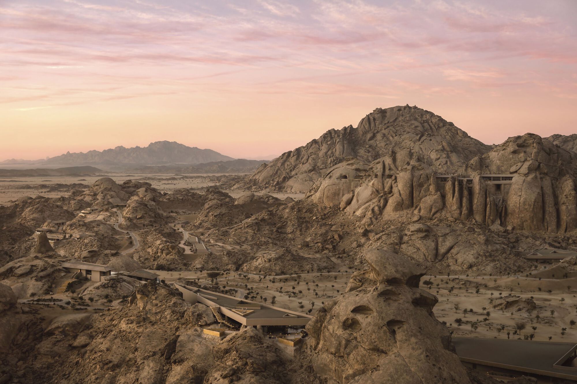 沙漠岩度假村丨沙特阿拉伯丨Oppenheim Architecture等多家工作室-41