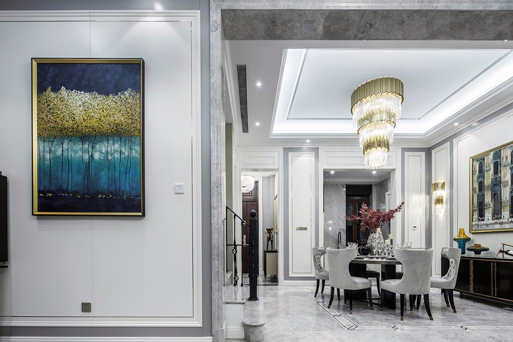 520m²法式尊贵奢华样板间设计方案-13