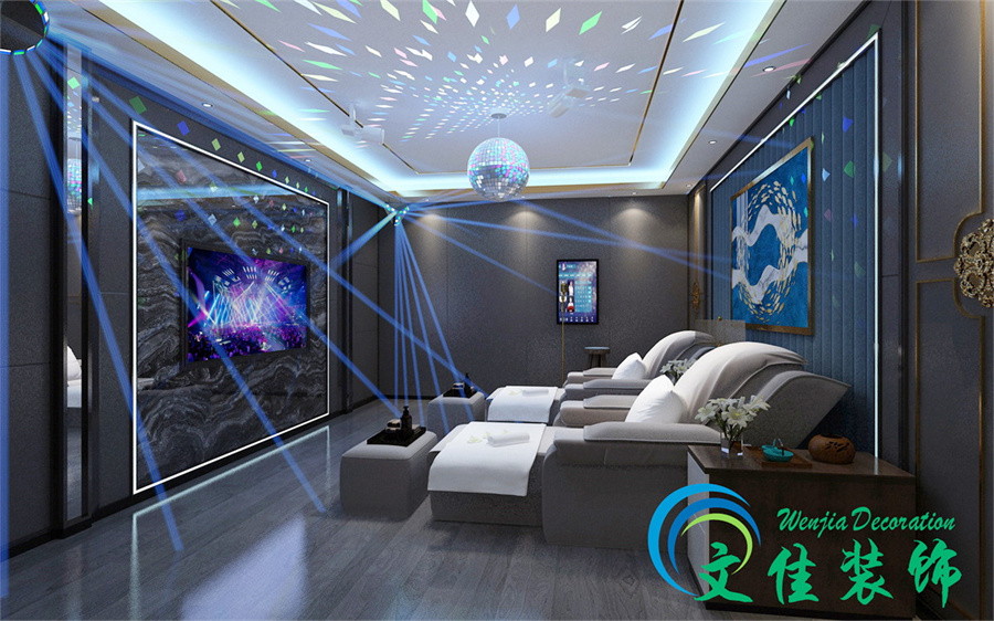 岗顶沐足会所装修设计效果图丨中国广州丨文佳装饰-11