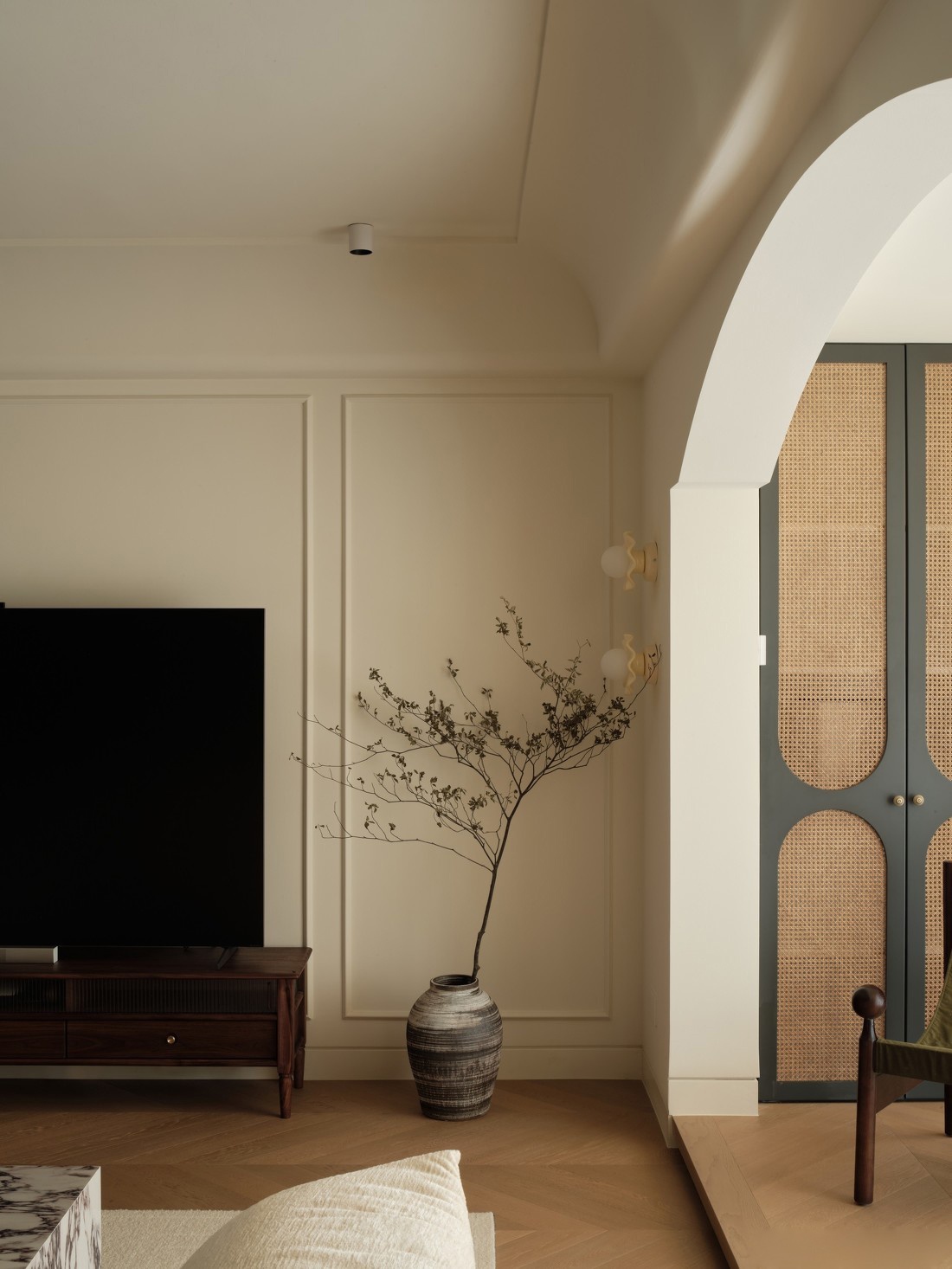 177㎡大平层高级感装修法式中古丨启物空间设计-14