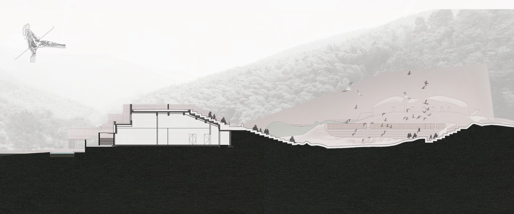 窑湖小镇飞鸟剧场丨中国无锡丨goa大象设计-125