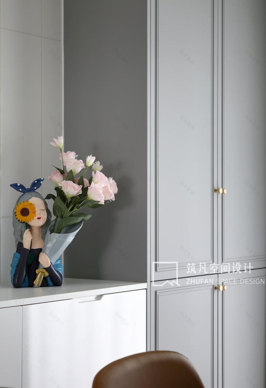 轻盈宜居的灰蓝色调家居丨筑凡空间设计-21