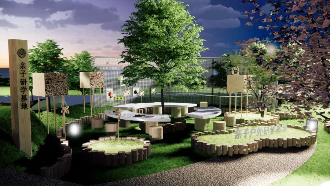 不织布也能做景观毕设？历史故事/民间习俗+田野的植物色彩相结合！以“杏花节”为主题设计的全龄友好活动公园-80