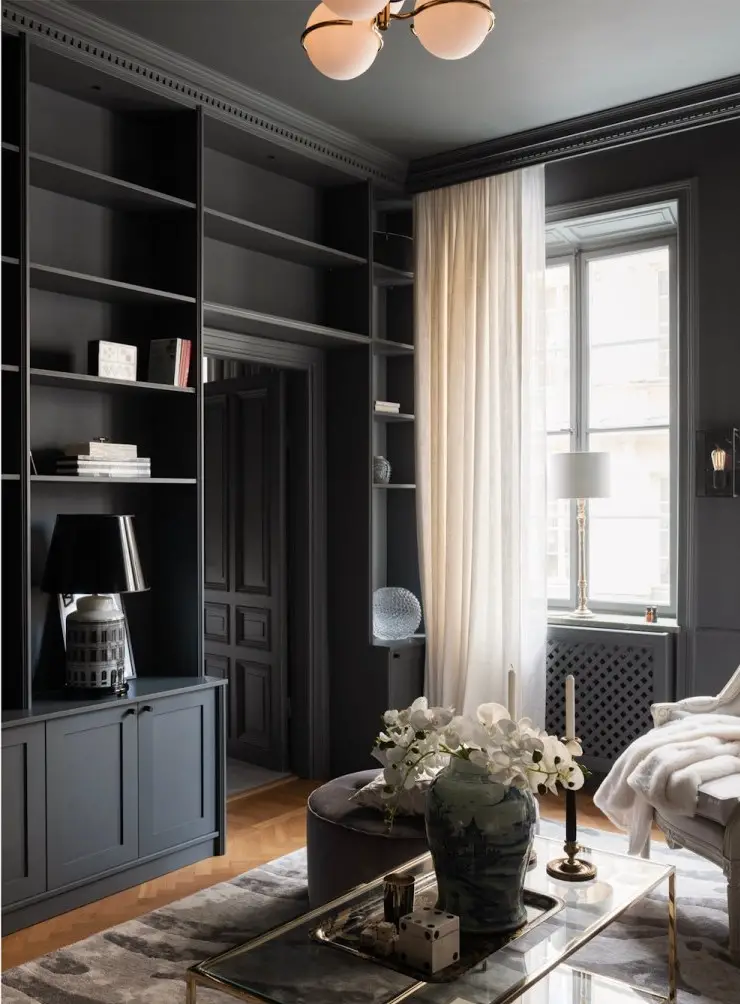 56 平米全黑公寓，颠覆你的想象-6