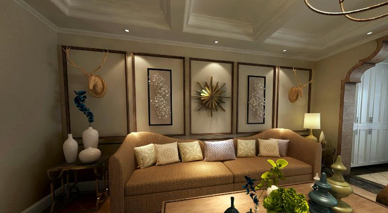 恒大华府180平美式精致家居设计-7