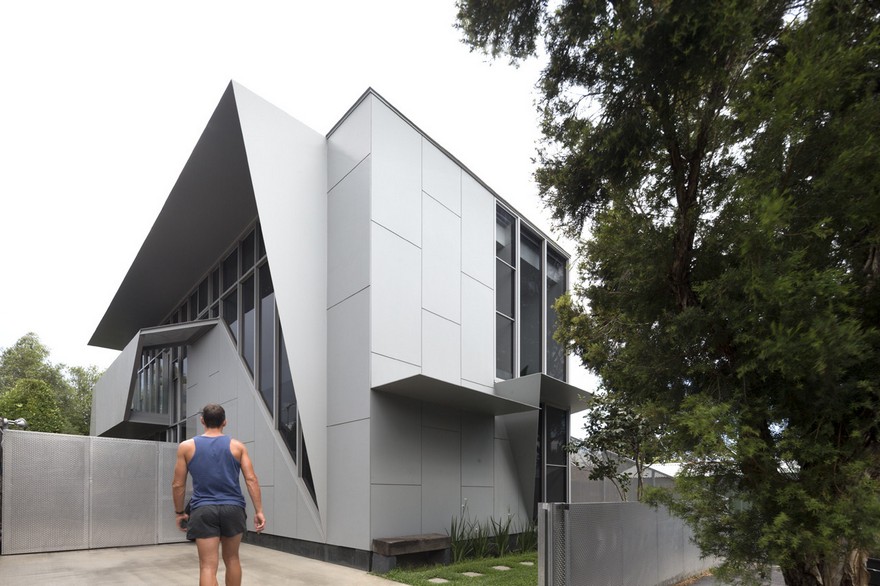 Angular Melbourne House Designed to Support an Active Lifestyle-0