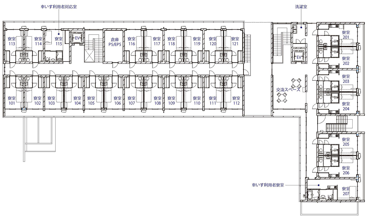 日本至诚馆员工宿舍设计丨日本茨城丨三上建筑事务所-48